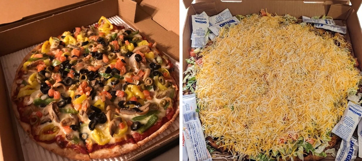Frosty's Pizza Menu