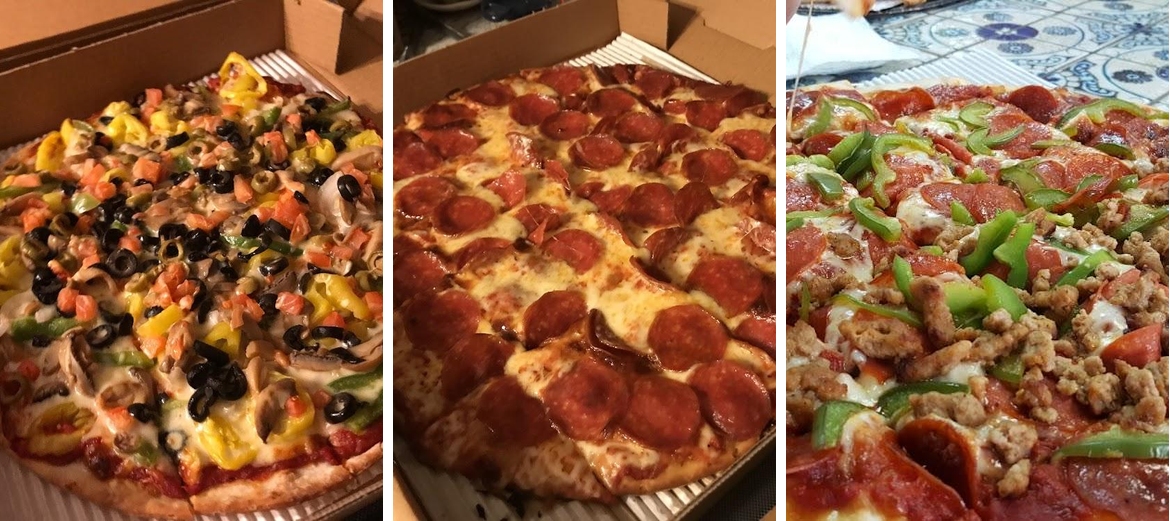 Frosty's Pizza Menu