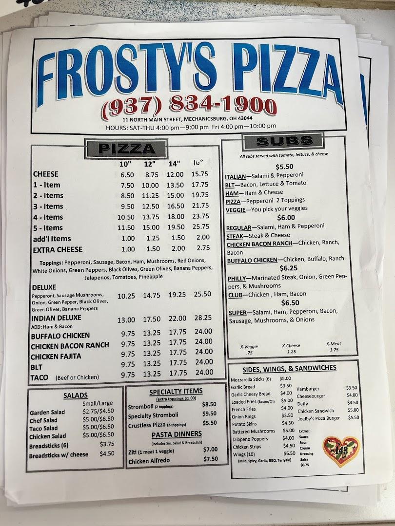 Frosty's Pizza
